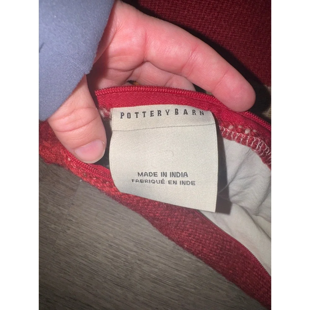 Pottery Barn Colorblock Pillow Cover 24x19